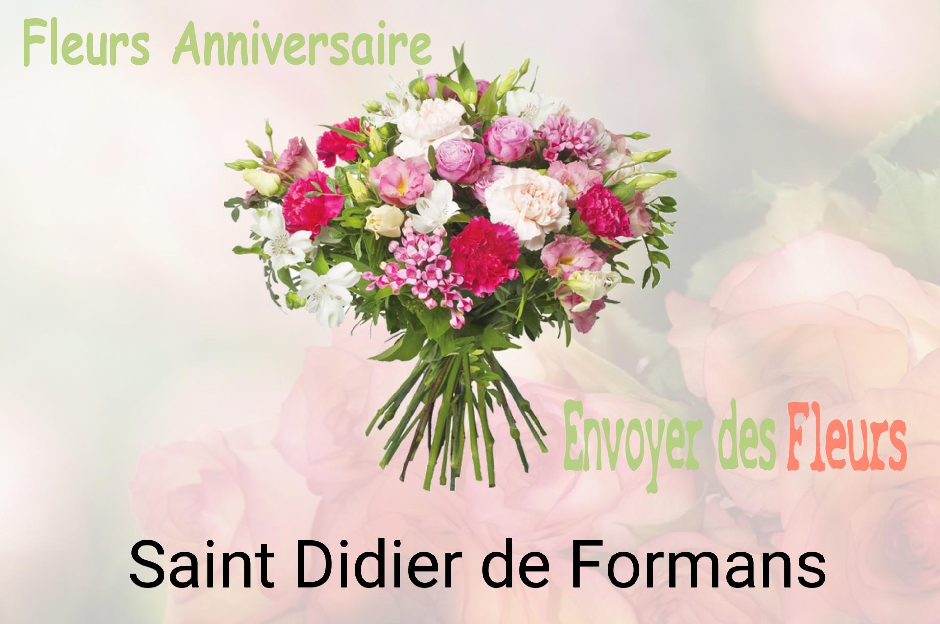 Bouquet de fleurs d’anniversaire livré à Saint-Didier-de-Formans